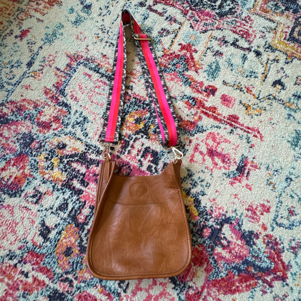 Brown Leather Crossbody Bag